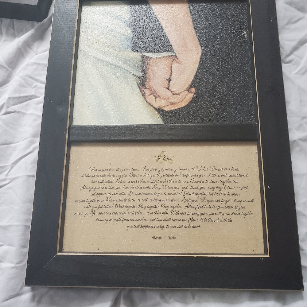 beautiful picture with poem I paid 25 for it not e